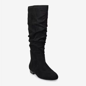 SO Dill Women's black Knee-High Boots